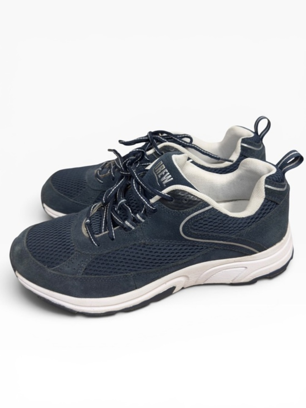 Drew Aaron Therapeutic Walking Shoes Navy Suede Mesh Orthopedic Men’s 10.5